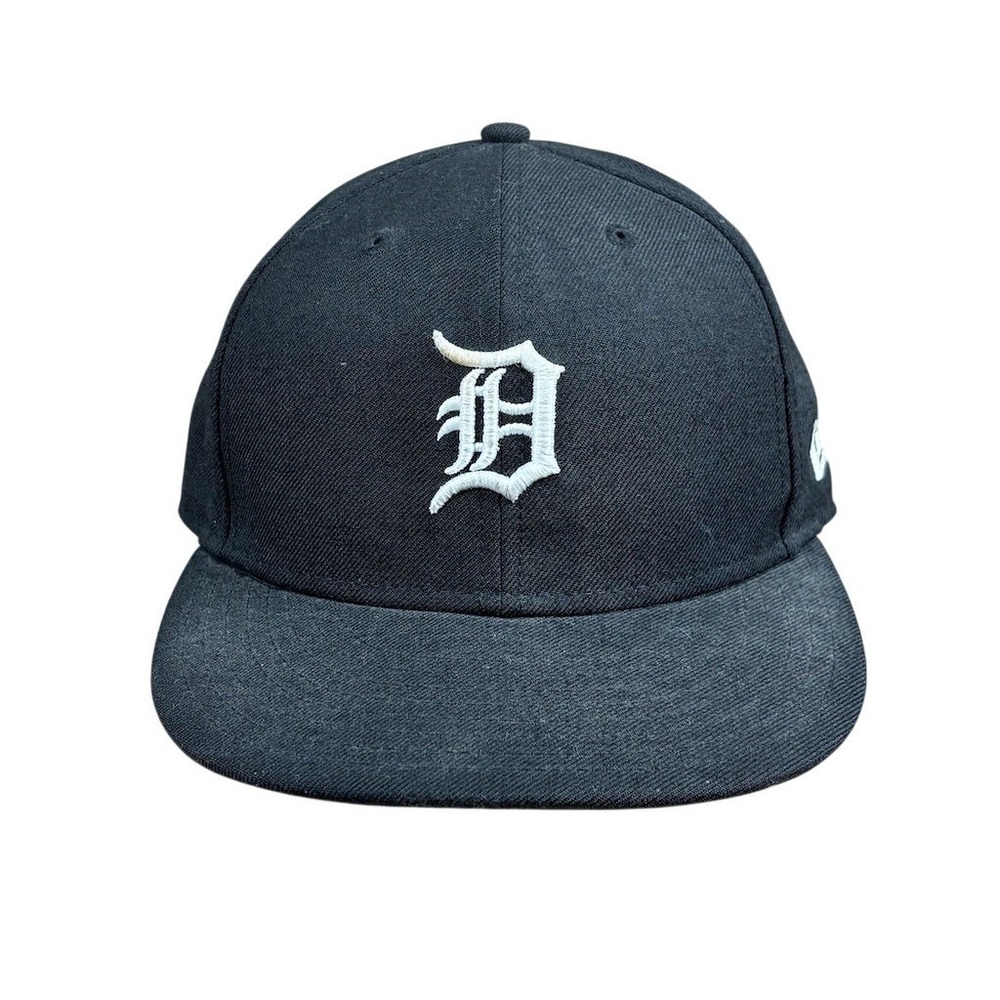 New Era 59FIFTY Detroit Tigers Fitted Baseball Cap Blue Size 7 1/4 MLB